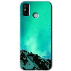 Tecno Spark 6 Go Aurora Baskılı Uyumlu Silikon Kılıf