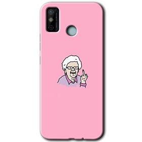 Tecno Spark 6 Go Bad Grandmother Baskılı Uyumlu Silikon Kılıf