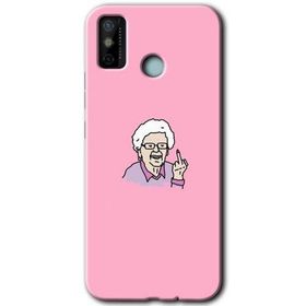 Tecno Spark 6 Go Bad Grandmother Baskılı Uyumlu Silikon Kılıf