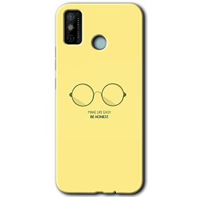 Tecno Spark 6 Go Be Honest Baskılı Uyumlu Silikon Kılıf