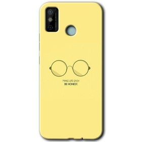 Tecno Spark 6 Go Be Honest Baskılı Uyumlu Silikon Kılıf