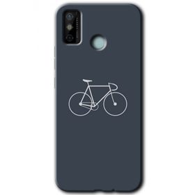 Tecno Spark 6 Go Bike Baskılı Uyumlu Silikon Kılıf