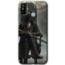 Tecno Spark 6 Go Bloodborne Hunters Baskılı Uyumlu Silikon Kılıf