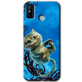 Tecno Spark 6 Go Çılgın Kedi Baskılı Uyumlu Silikon Kılıf