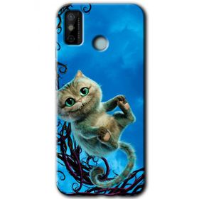 Tecno Spark 6 Go Çılgın Kedi Baskılı Uyumlu Silikon Kılıf