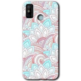 Tecno Spark 6 Go Çin Mandala 1 Baskılı Uyumlu Silikon Kılıf