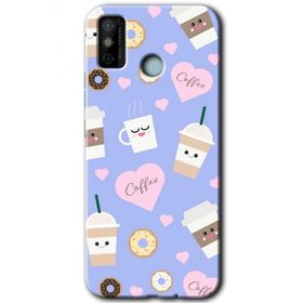 Tecno Spark 6 Go Coffee Cake Baskılı Uyumlu Silikon Kılıf