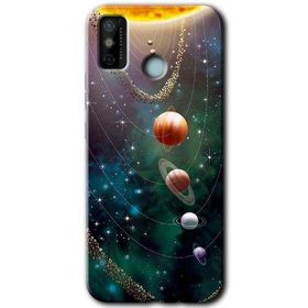 Tecno Spark 6 Go Cosmos Baskılı Uyumlu Silikon Kılıf