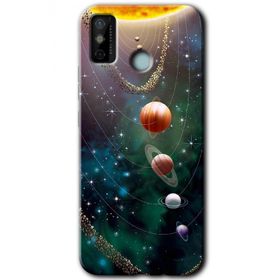 Tecno Spark 6 Go Cosmos Baskılı Uyumlu Silikon Kılıf