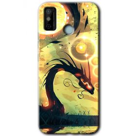 Tecno Spark 6 Go Digital Dragon Baskılı Uyumlu Silikon Kılıf