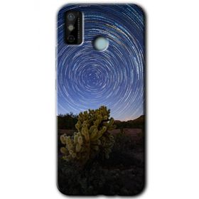 Tecno Spark 6 Go Eclipse Sky Baskılı Uyumlu Silikon Kılıf