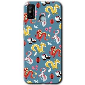Tecno Spark 6 Go Funky Dragon Baskılı Uyumlu Silikon Kılıf