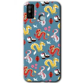 Tecno Spark 6 Go Funky Dragon Baskılı Uyumlu Silikon Kılıf