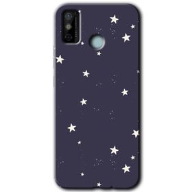 Tecno Spark 6 Go Gökyüzü Yıldız Baskılı Uyumlu Silikon Kılıf