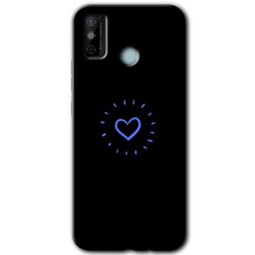 Tecno Spark 6 Go Heart Strokes Baskılı Uyumlu Silikon Kılıf