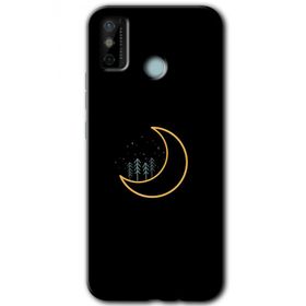 Tecno Spark 6 Go İyi Geceler Baskılı Uyumlu Silikon Kılıf