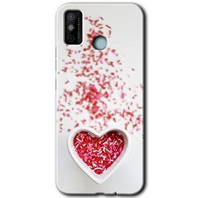 Tecno Spark 6 Go Kalpli Şekerleme Baskılı Uyumlu Silikon Kılıf