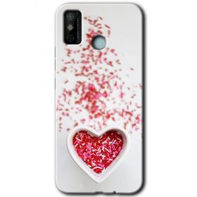 Tecno Spark 6 Go Kalpli Şekerleme Baskılı Uyumlu Silikon Kılıf