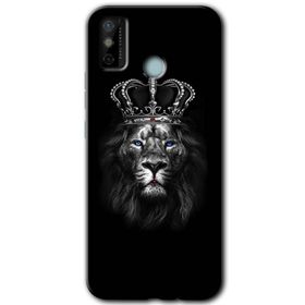 Tecno Spark 6 Go King Lion Baskılı Uyumlu Silikon Kılıf