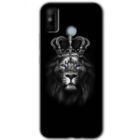 Tecno Spark 6 Go King Lion Baskılı Uyumlu Silikon Kılıf