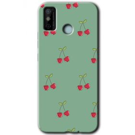 Tecno Spark 6 Go Kiraz Berry Baskılı Uyumlu Silikon Kılıf