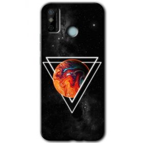 Tecno Spark 6 Go Kızıl Gezegen Baskılı Uyumlu Silikon Kılıf