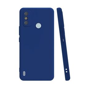 Tecno Spark 6 Go Lacivert Uyumlu Silikon Kılıf