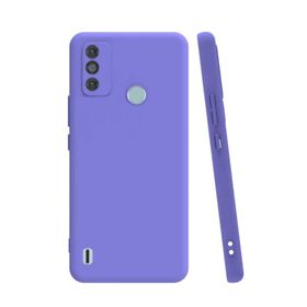 Tecno Spark 6 Go Lila Uyumlu Silikon Kılıf