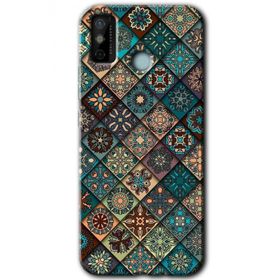 Tecno Spark 6 Go Mandala Desen Baskılı Uyumlu Silikon Kılıf