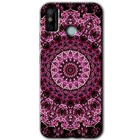 Tecno Spark 6 Go Mandala Patterns Kaleidoscope Baskılı Uyumlu Silikon Kılıf