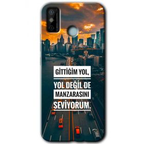 Tecno Spark 6 Go Manzara Seviyorum Baskılı Uyumlu Silikon Kılıf