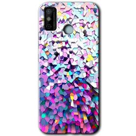 Tecno Spark 6 Go Mosaic Fragments Colorfull Baskılı Uyumlu Silikon Kılıf