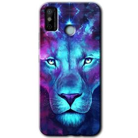 Tecno Spark 6 Go Neon Lion Baskılı Uyumlu Silikon Kılıf