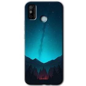 Tecno Spark 6 Go Night Fores Mount Baskılı Uyumlu Silikon Kılıf