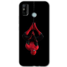Tecno Spark 6 Go Örümcek Adam Baskılı Uyumlu Silikon Kılıf