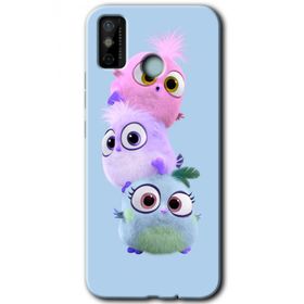 Tecno Spark 6 Go Puffy Baskılı Uyumlu Silikon Kılıf