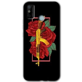 Tecno Spark 6 Go Samurai Girl Baskılı Uyumlu Silikon Kılıf