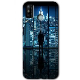 Tecno Spark 6 Go Şehir Manzarası Baskılı Uyumlu Silikon Kılıf