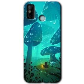 Tecno Spark 6 Go Silhoutte Dropss Baskılı Uyumlu Silikon Kılıf