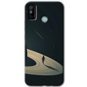 Tecno Spark 6 Go Space Planet Baskılı Uyumlu Silikon Kılıf