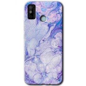 Tecno Spark 6 Go Spots Lilac Baskılı Uyumlu Silikon Kılıf