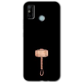 Tecno Spark 6 Go Thor Çekiç Baskılı Uyumlu Silikon Kılıf