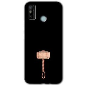 Tecno Spark 6 Go Thor Çekiç Baskılı Uyumlu Silikon Kılıf
