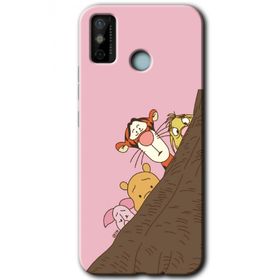 Tecno Spark 6 Go Winnie the Pooh Baskılı Uyumlu Silikon Kılıf