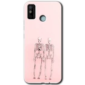 Tecno Spark 6 Go Yaşayan Çift Baskılı Uyumlu Silikon Kılıf