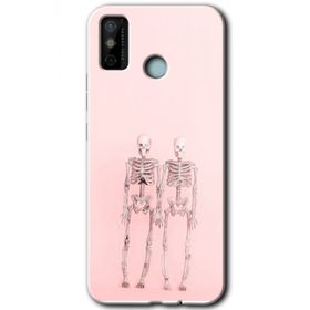 Tecno Spark 6 Go Yaşayan Çift Baskılı Uyumlu Silikon Kılıf
