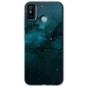 Tecno Spark 6 Go Yıldızlararası Baskılı Uyumlu Silikon Kılıf