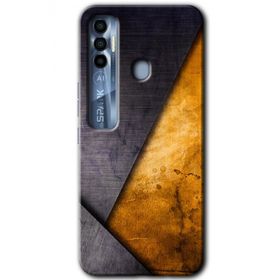 Tecno Spark 7 Pro Abstract 3 Baskılı Uyumlu Silikon Kılıf