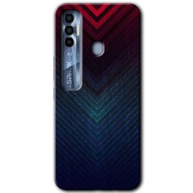 Tecno Spark 7 Pro Abstract 4 Baskılı Uyumlu Silikon Kılıf