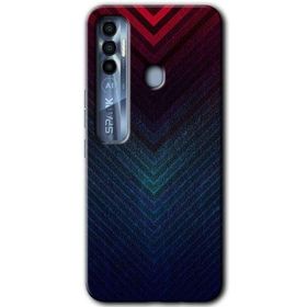 Tecno Spark 7 Pro Abstract 4 Baskılı Uyumlu Silikon Kılıf